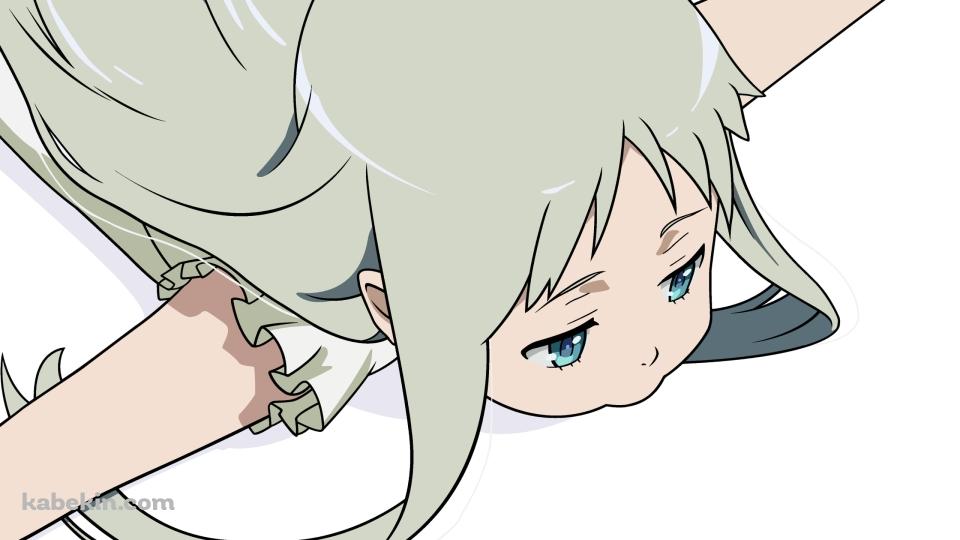 うつ伏せ状態の眠そうな本間芽衣子 / あの日見た花の名前を僕達はまだ知らない。の壁紙(960px x 540px) 高画質 PC・デスクトップ用
