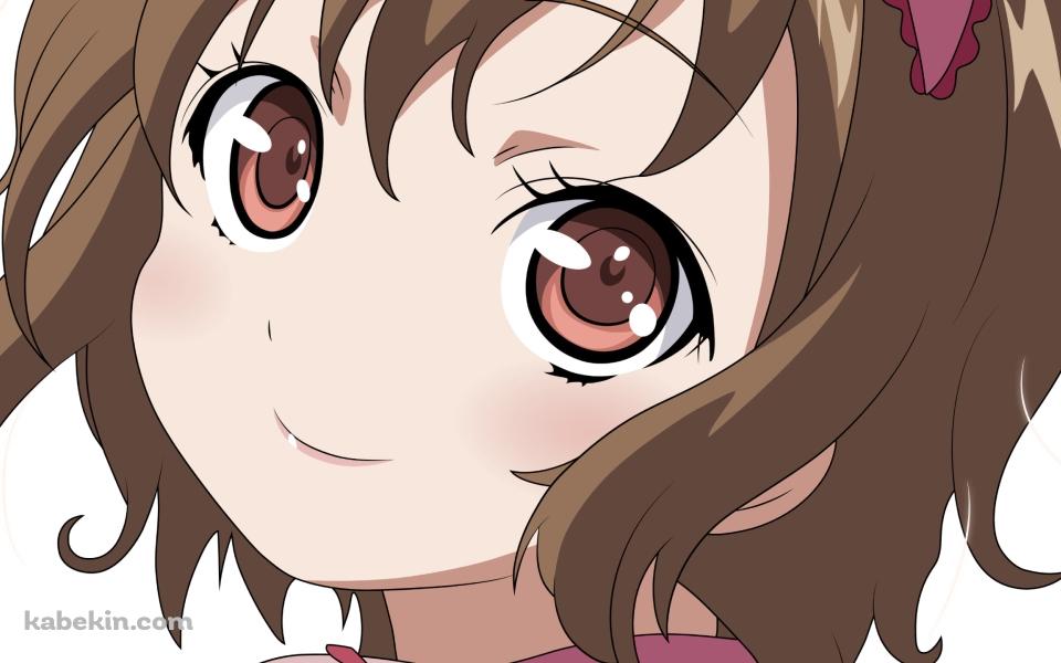 振り向き笑う御船流子 / 電波女と青春男の壁紙(960px x 600px) 高画質 PC・デスクトップ用