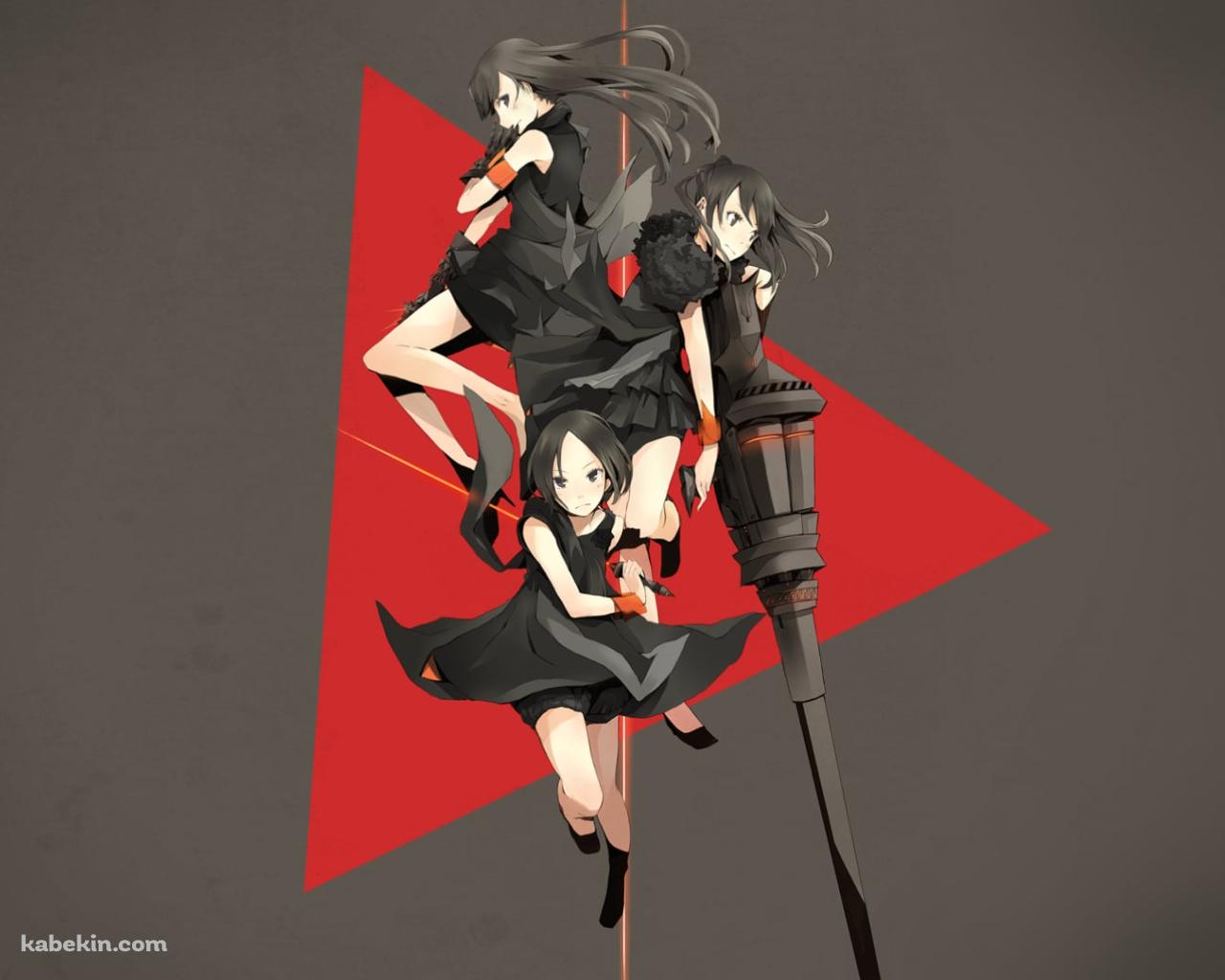 武器を構えるPerfumeの壁紙(1280px x 1024px) 高画質 PC・デスクトップ用
