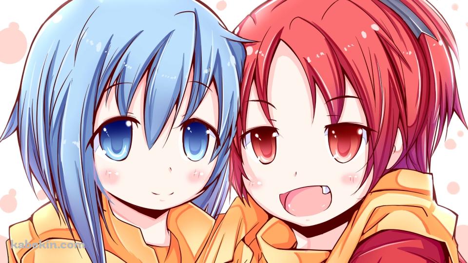 寄り添う佐倉杏子と美樹さやか / 魔法少女まどか☆マギカの壁紙(960px x 540px) 高画質 PC・デスクトップ用