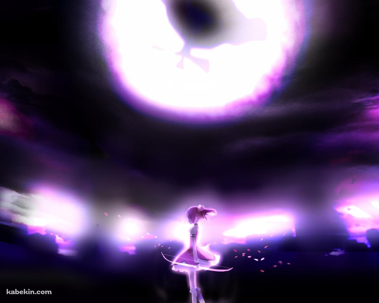 弓を持つ鹿目まどか / ワルプルギスの夜 / 魔法少女まどか☆マギカの壁紙(1280px x 1024px) 高画質 PC・デスクトップ用