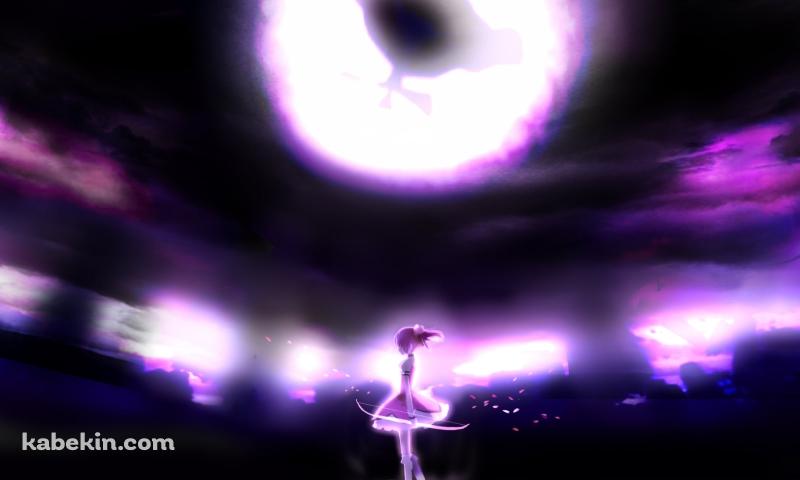 弓を持つ鹿目まどか / ワルプルギスの夜 / 魔法少女まどか☆マギカの壁紙(800px x 480px) 高画質 PC・デスクトップ用