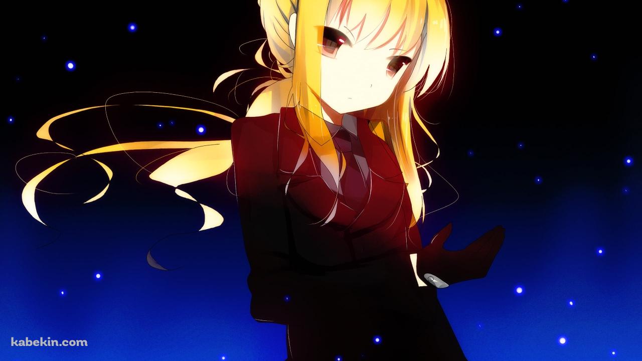 星空とセイバー / アルトリア・ペンドラゴン / Fateの壁紙(1280px x 720px) 高画質 PC・デスクトップ用