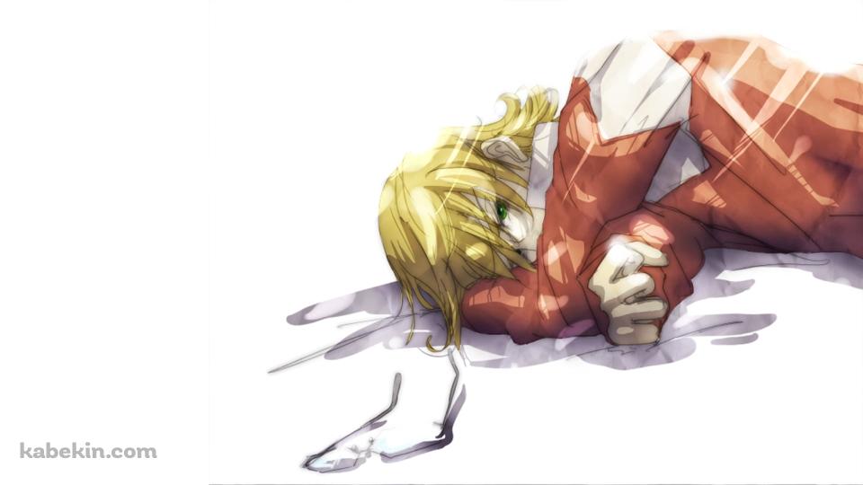 伏せるバーナビー・ブルックスJR / タイガー & バニーの壁紙(960px x 540px) 高画質 PC・デスクトップ用