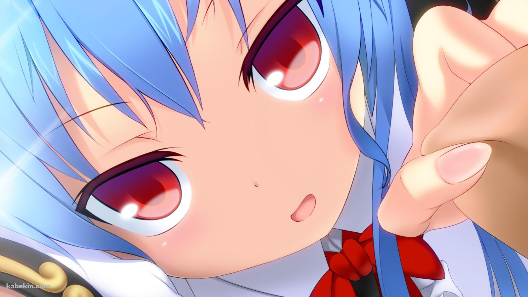 手を握る比那名居天子 / 東方の壁紙(1829px x 1029px) 高画質 PC・デスクトップ用