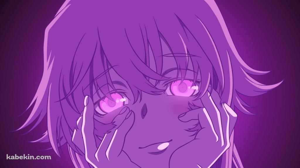怪しげな瞳でこちらを見つめる我妻由乃 / 未来日記の壁紙(1024px x 576px) 高画質 PC・デスクトップ用
