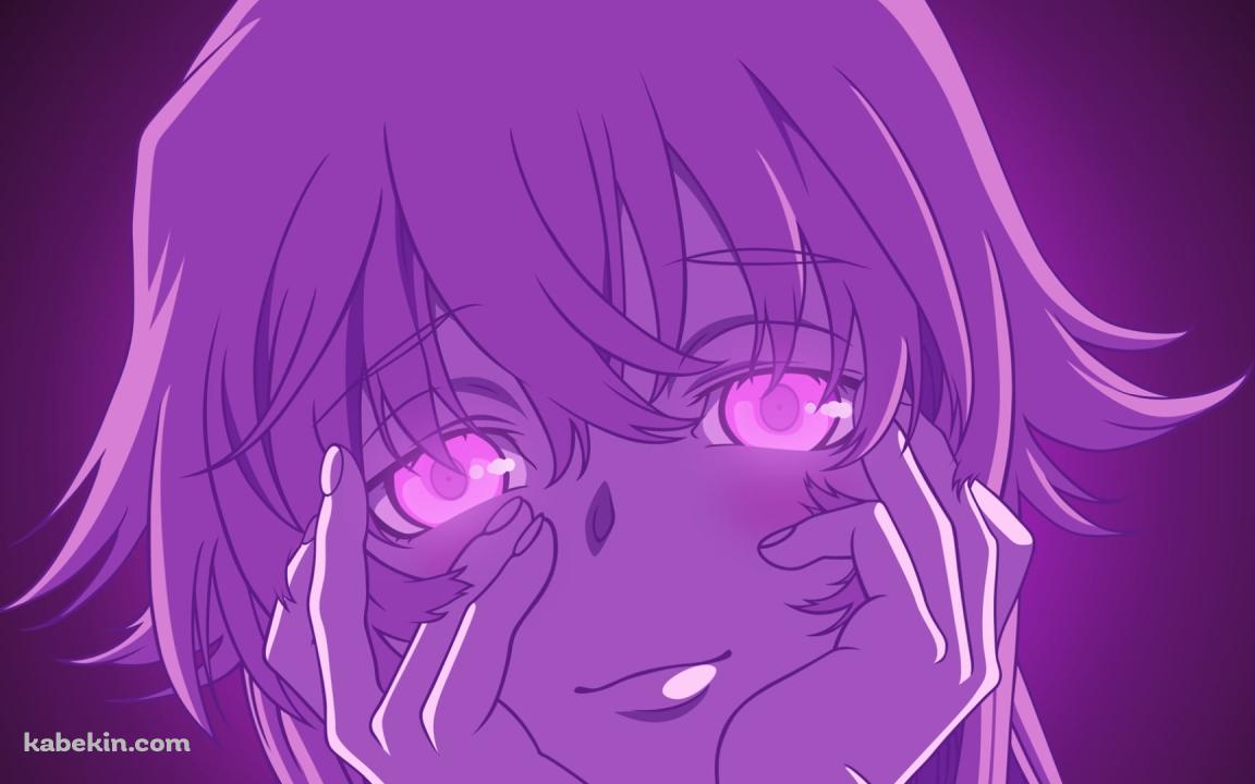 怪しげな瞳でこちらを見つめる我妻由乃 / 未来日記の壁紙(1152px x 720px) 高画質 PC・デスクトップ用