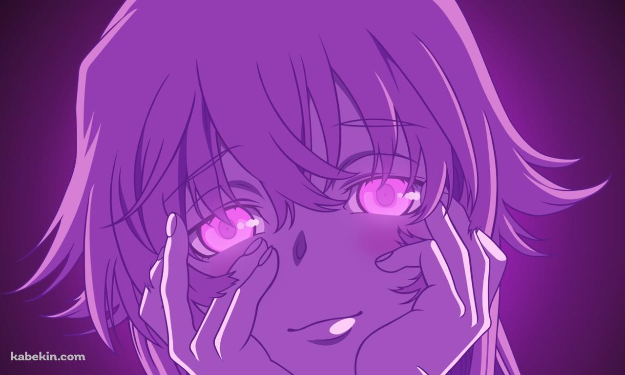 怪しげな瞳でこちらを見つめる我妻由乃 / 未来日記の壁紙(1280px x 768px) 高画質 PC・デスクトップ用