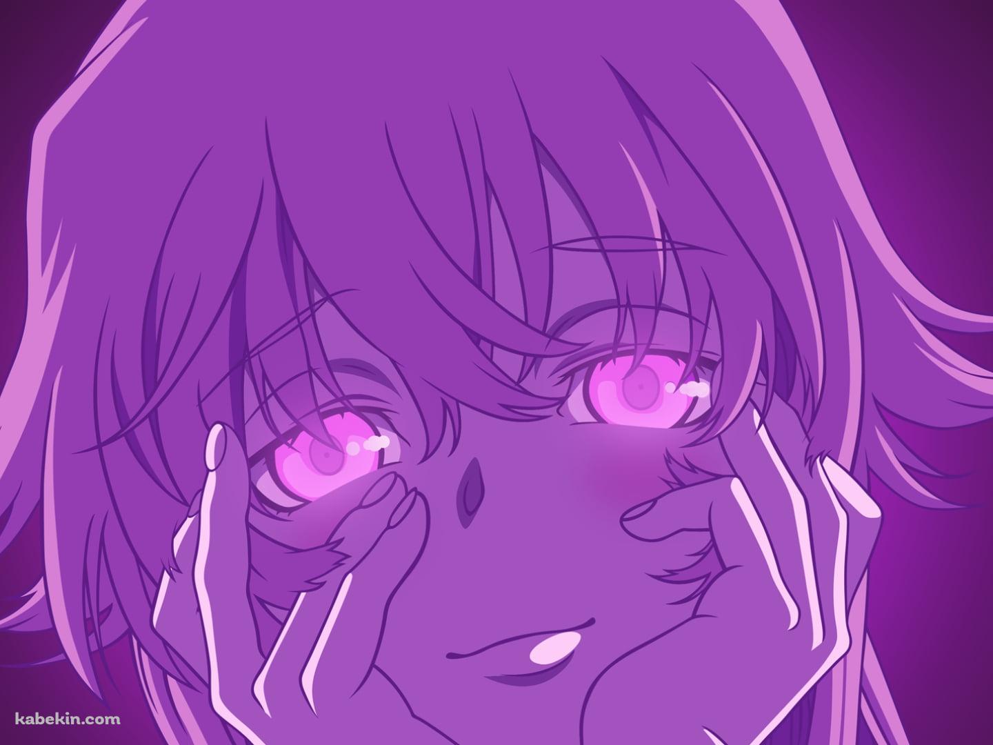 怪しげな瞳でこちらを見つめる我妻由乃 / 未来日記の壁紙(1440px x 1080px) 高画質 PC・デスクトップ用