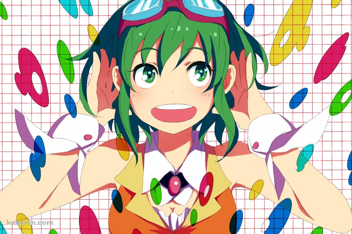 両耳に手をあてるGUMI / ボーカロイドの壁紙(1152px x 768px) 高画質 PC・デスクトップ用