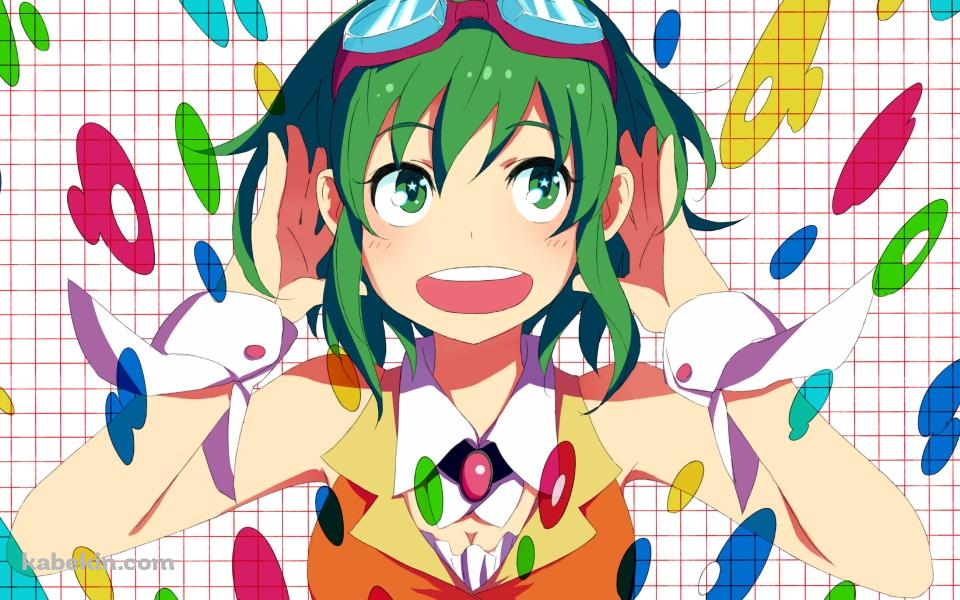 両耳に手をあてるGUMI / ボーカロイドの壁紙(960px x 600px) 高画質 PC・デスクトップ用