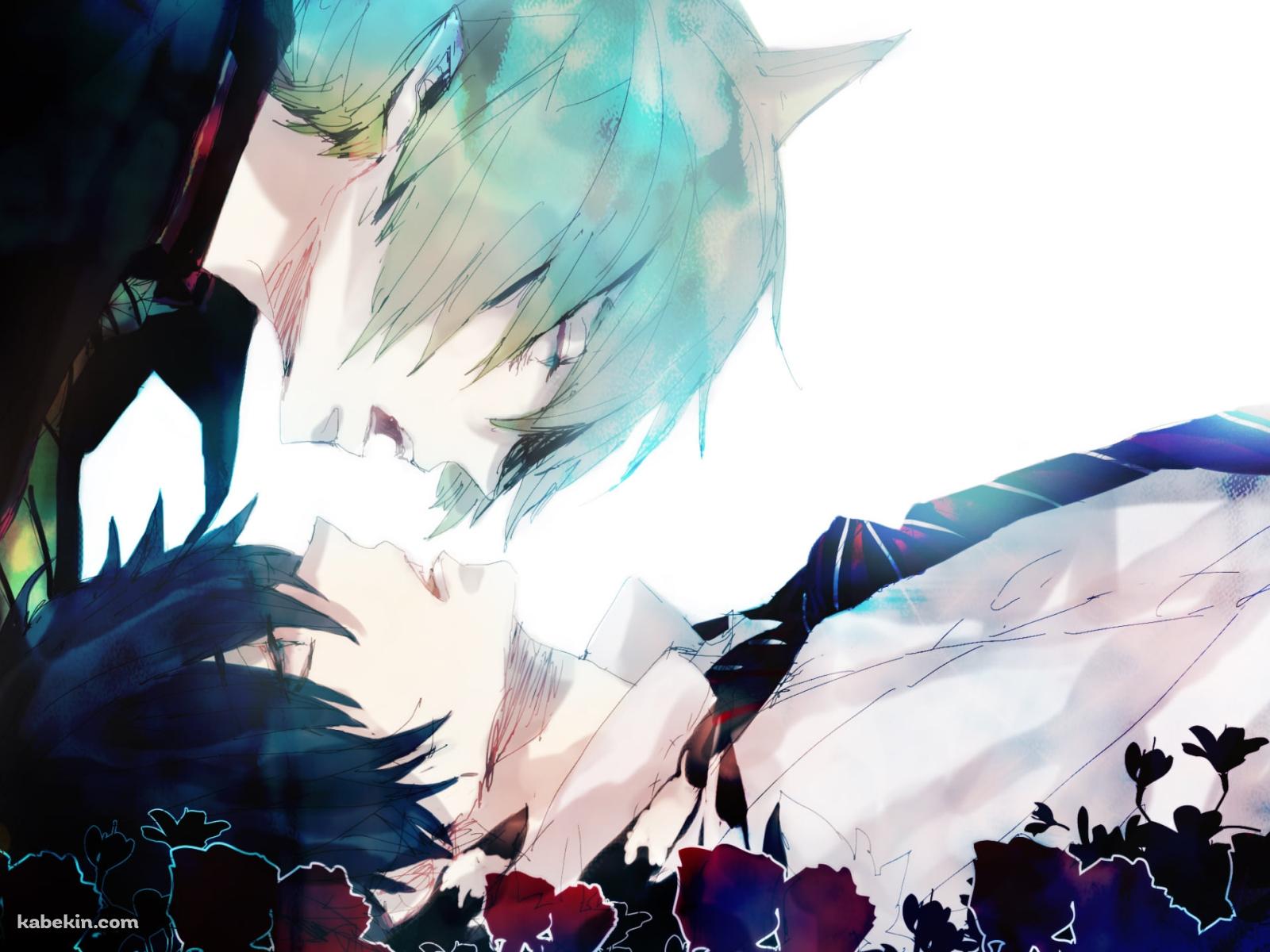 奥村燐 / 紫の花 / 青の祓魔師の壁紙(1600px x 1200px) 高画質 PC・デスクトップ用