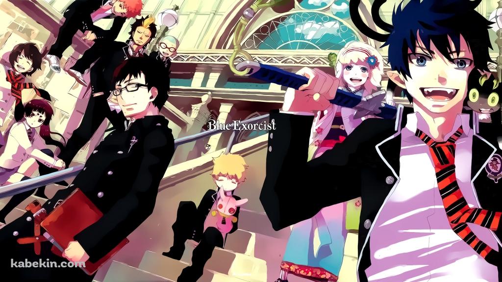 奥村燐 / 奥村雪男 / 杜山 しえみ / 志摩廉造 / 神木 出雲 / 勝呂 竜士 / Blue Exorcist / 青の祓魔師の壁紙(1024px x 576px) 高画質 PC・デスクトップ用