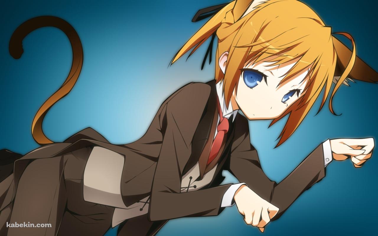 にゃんにゃんポーズをする近衛スバル / まよチキ!の壁紙(1280px x 800px) 高画質 PC・デスクトップ用