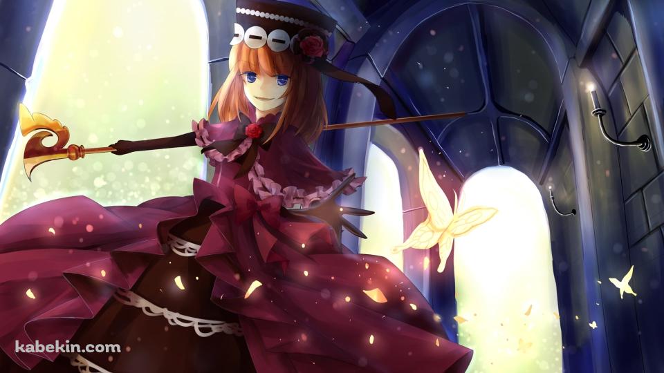 黄色い蝶とエヴァ・ベアトリーチェ / うみねこのなく頃にの壁紙(960px x 540px) 高画質 PC・デスクトップ用