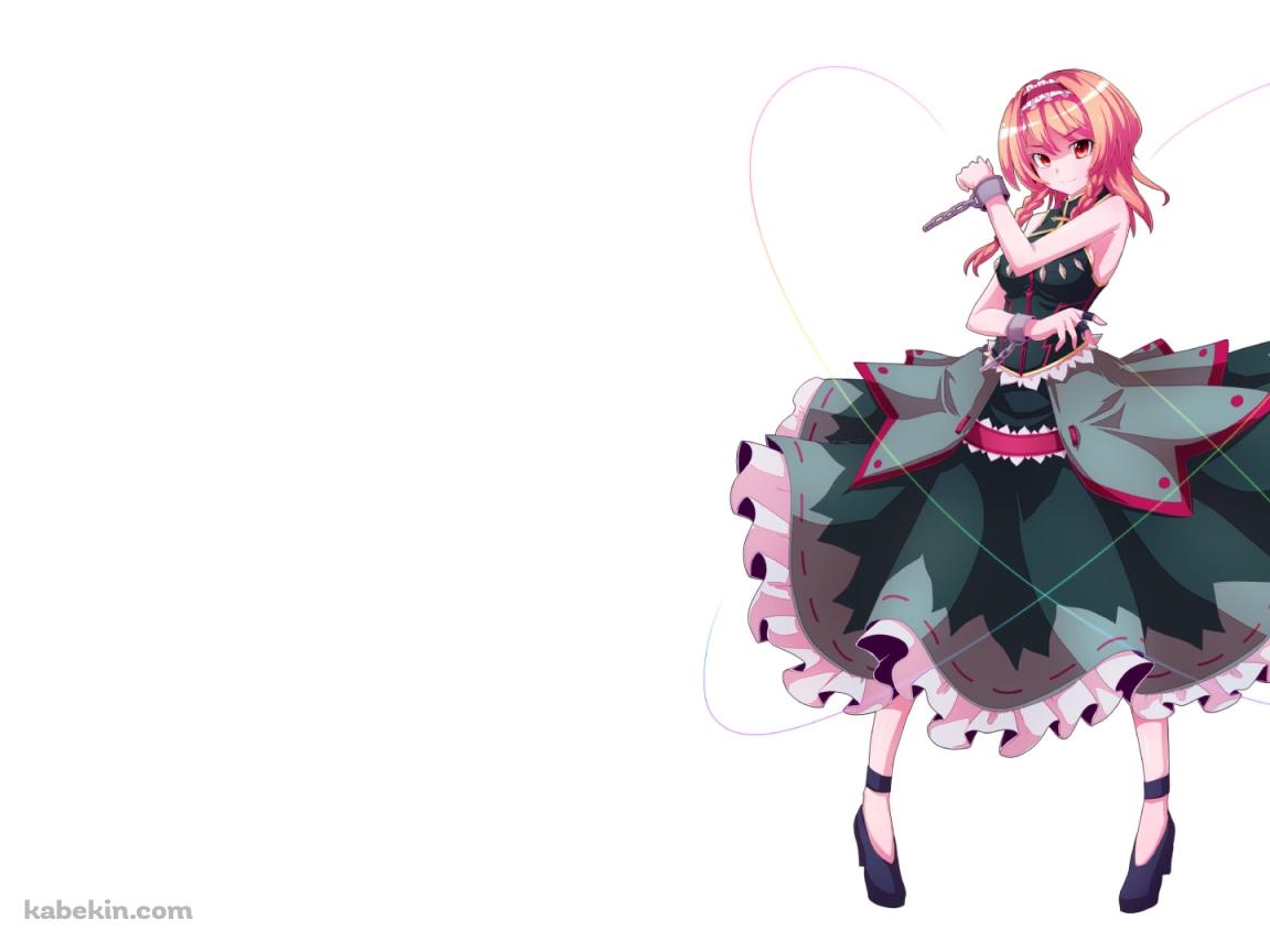 濃い緑のドレスを着たアリス・マーガトロイド / 東方の壁紙(1152px x 864px) 高画質 PC・デスクトップ用