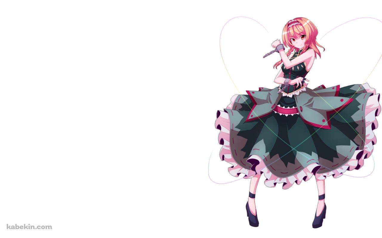 濃い緑のドレスを着たアリス・マーガトロイド / 東方の壁紙(1280px x 800px) 高画質 PC・デスクトップ用