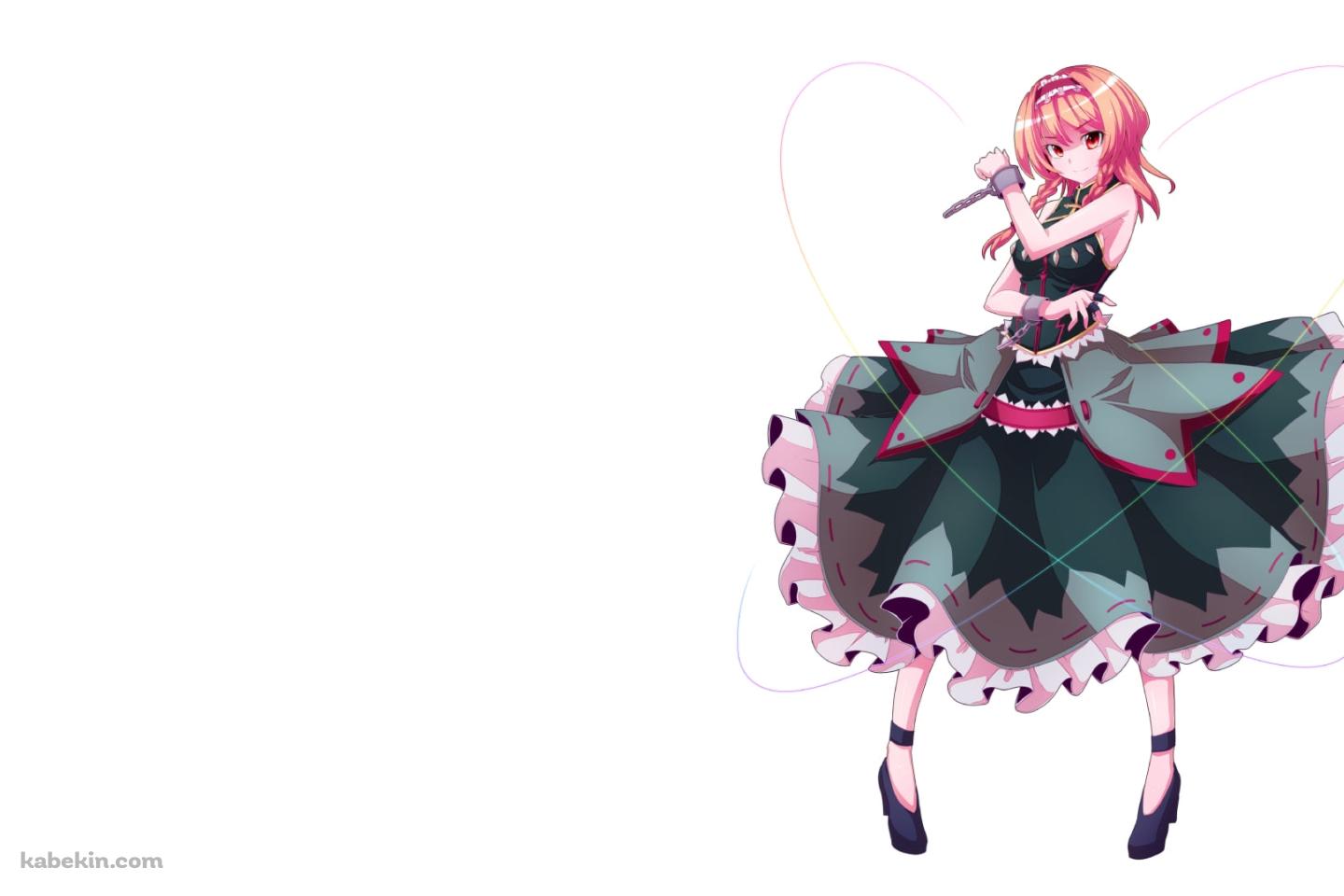 濃い緑のドレスを着たアリス・マーガトロイド / 東方の壁紙(1440px x 960px) 高画質 PC・デスクトップ用