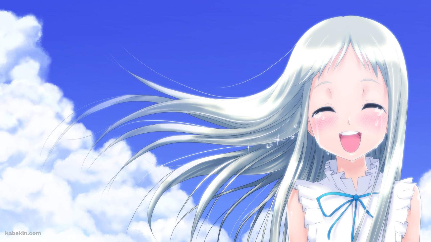 笑いながら泣く本間芽衣子 / 青空 / あの花の壁紙(1829px x 1029px) 高画質 PC・デスクトップ用