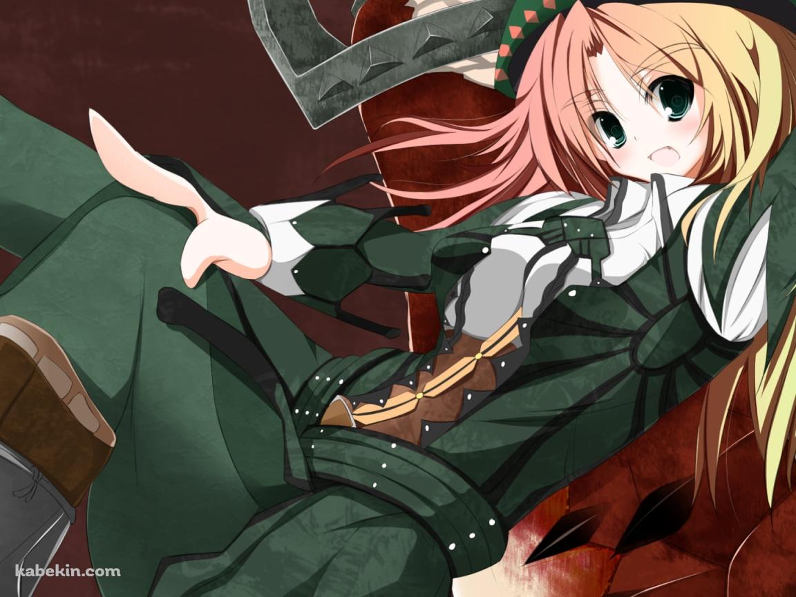 緑の服を着た紅美鈴 / 東方の壁紙(1152px x 864px) 高画質 PC・デスクトップ用