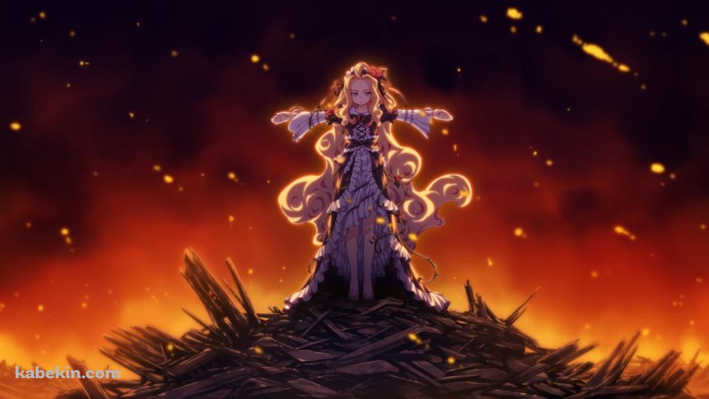 両手を広げたカシェット / 太陽のプロミアの壁紙(1024px x 576px) 高画質 PC・デスクトップ用