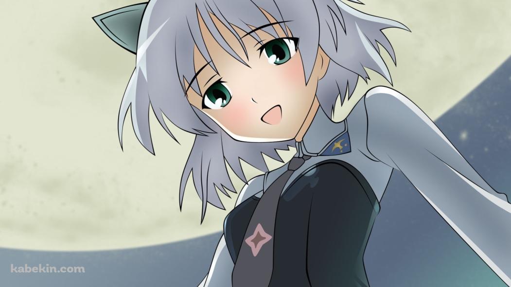 大きな月とサーニャ・v・リトヴャク / ストライクウィッチーズの壁紙(1051px x 591px) 高画質 PC・デスクトップ用