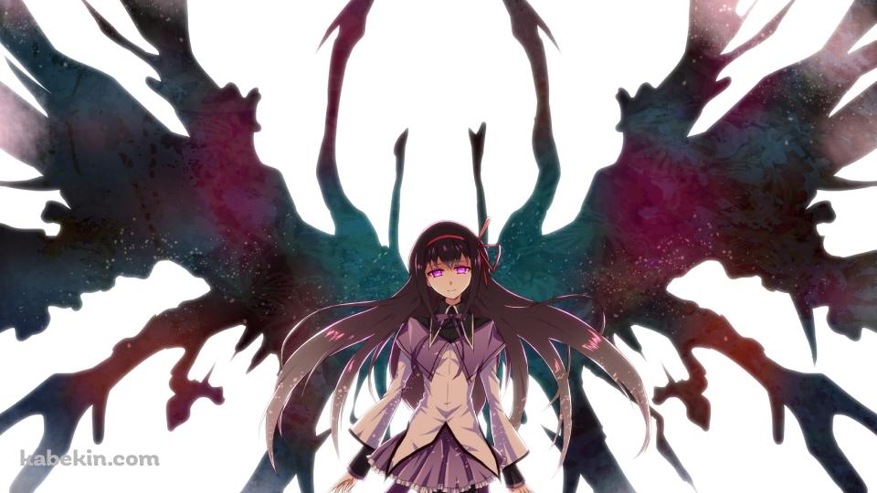 漆黒の翼が生えた暁美ほむら / 魔法少女まどか☆マギカの壁紙(960px x 540px) 高画質 PC・デスクトップ用