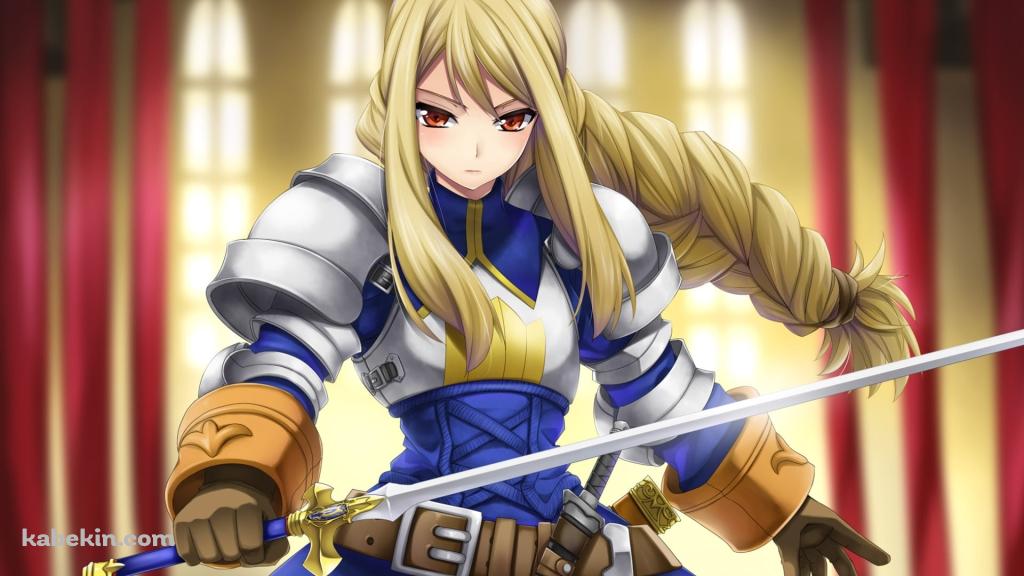 剣をかまえるアグリアス・オークス / ファイナルファンタジー タクティクスの壁紙(1024px x 576px) 高画質 PC・デスクトップ用