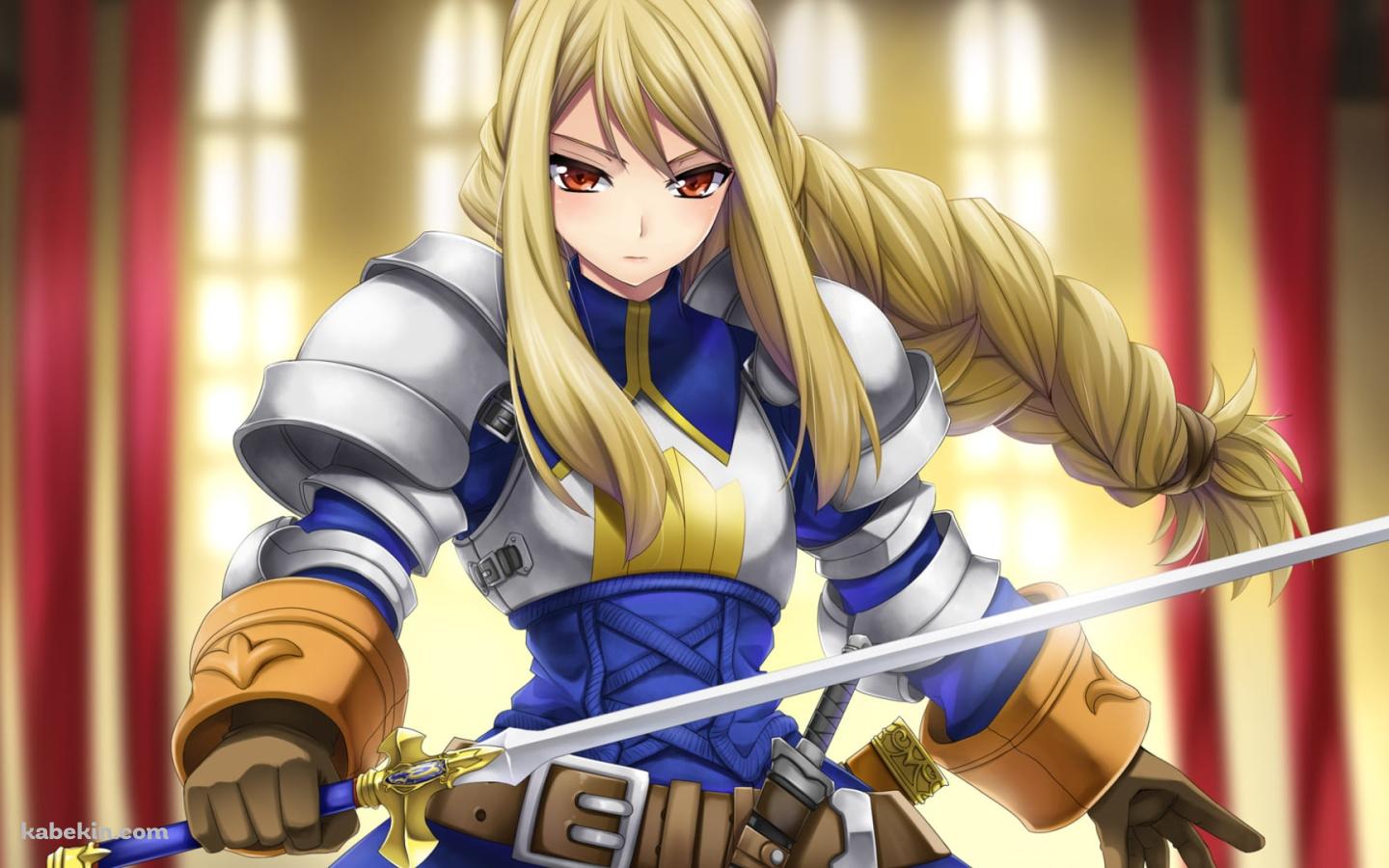 剣をかまえるアグリアス・オークス / ファイナルファンタジー タクティクスの壁紙(1440px x 900px) 高画質 PC・デスクトップ用