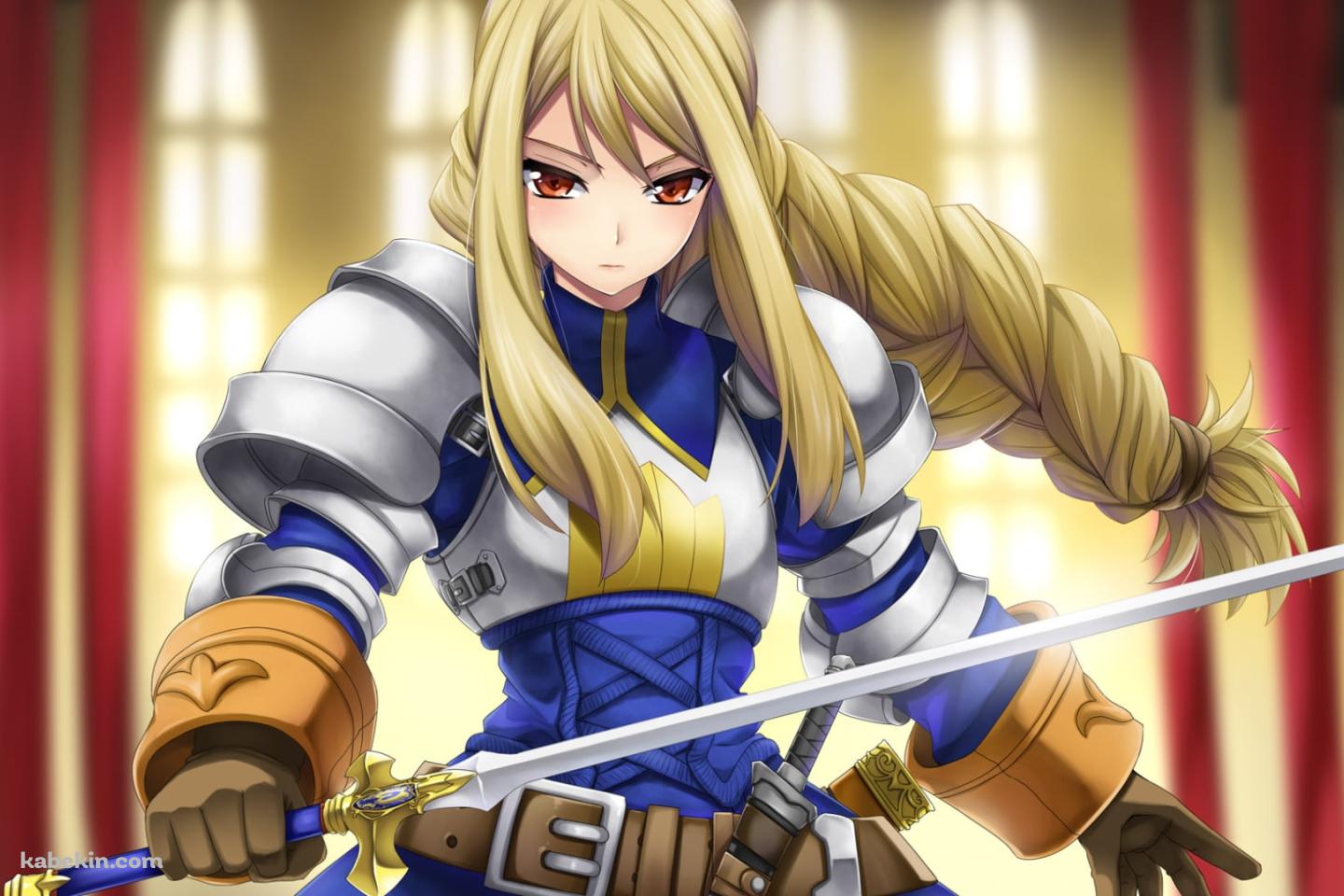 剣をかまえるアグリアス・オークス / ファイナルファンタジー タクティクスの壁紙(1440px x 960px) 高画質 PC・デスクトップ用