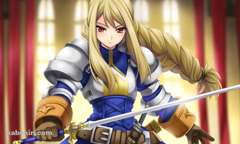 剣をかまえるアグリアス・オークス / ファイナルファンタジー タクティクスの壁紙(800px x 480px) 高画質 PC・デスクトップ用