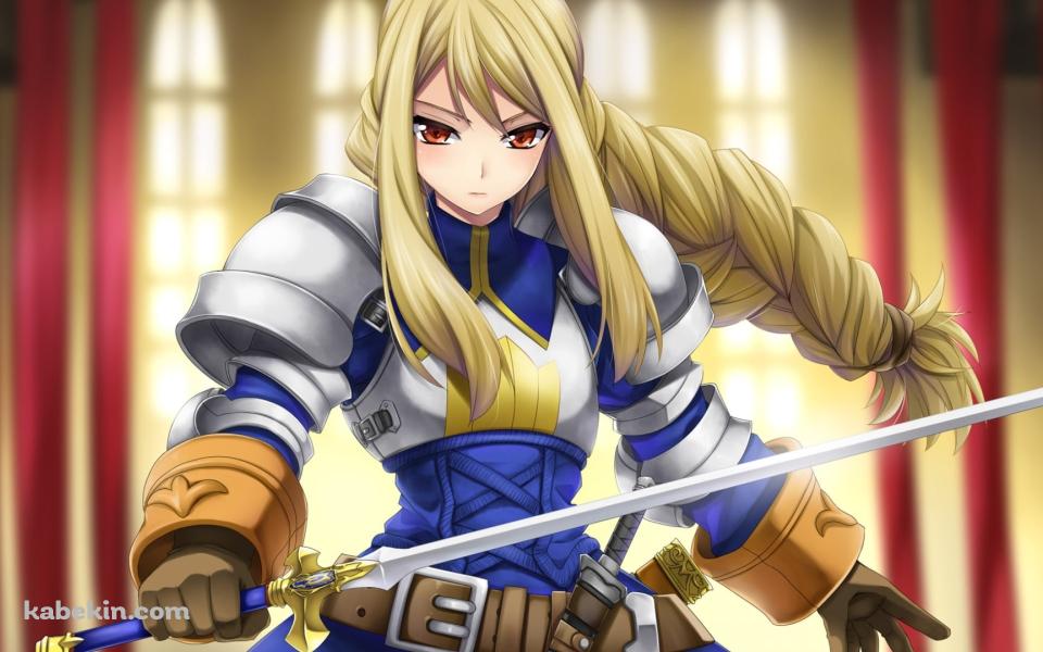 剣をかまえるアグリアス・オークス / ファイナルファンタジー タクティクスの壁紙(960px x 600px) 高画質 PC・デスクトップ用