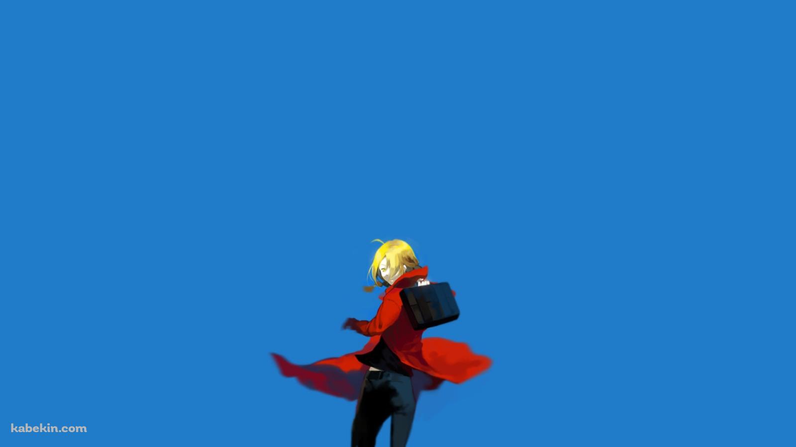 黒い鞄を持ちこちらに振り返るエドワード・エルリック / ハガレンの壁紙(1600px x 900px) 高画質 PC・デスクトップ用