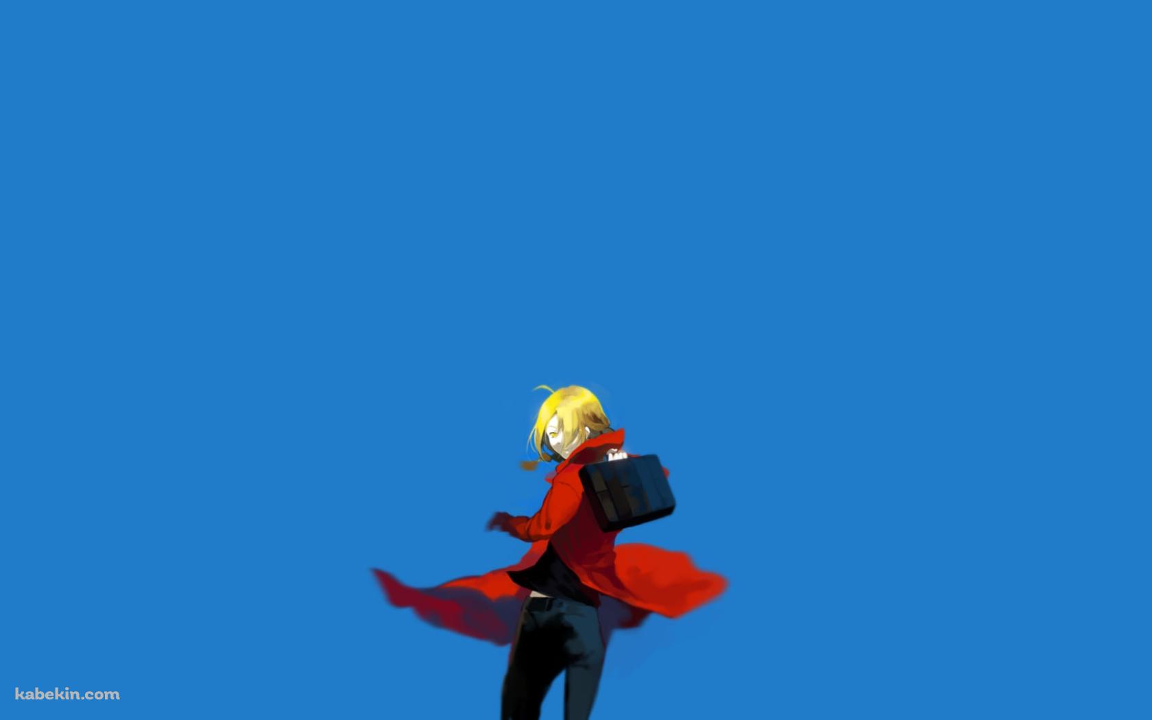 黒い鞄を持ちこちらに振り返るエドワード・エルリック / ハガレンの壁紙(1680px x 1050px) 高画質 PC・デスクトップ用