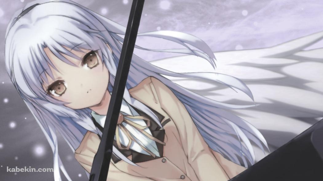 黒いピアノと立華奏 / エンジェル ビーツ!の壁紙(1051px x 591px) 高画質 PC・デスクトップ用
