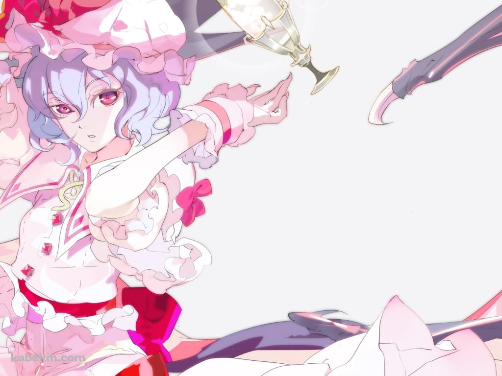 ガラスとレミリア・スカーレット / 綺麗 / 東方の壁紙(1024px x 768px) 高画質 PC・デスクトップ用