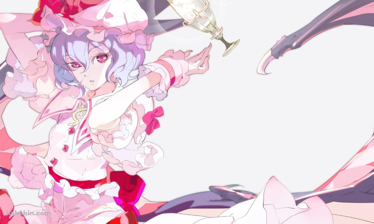 ガラスとレミリア・スカーレット / 綺麗 / 東方の壁紙(1280px x 768px) 高画質 PC・デスクトップ用