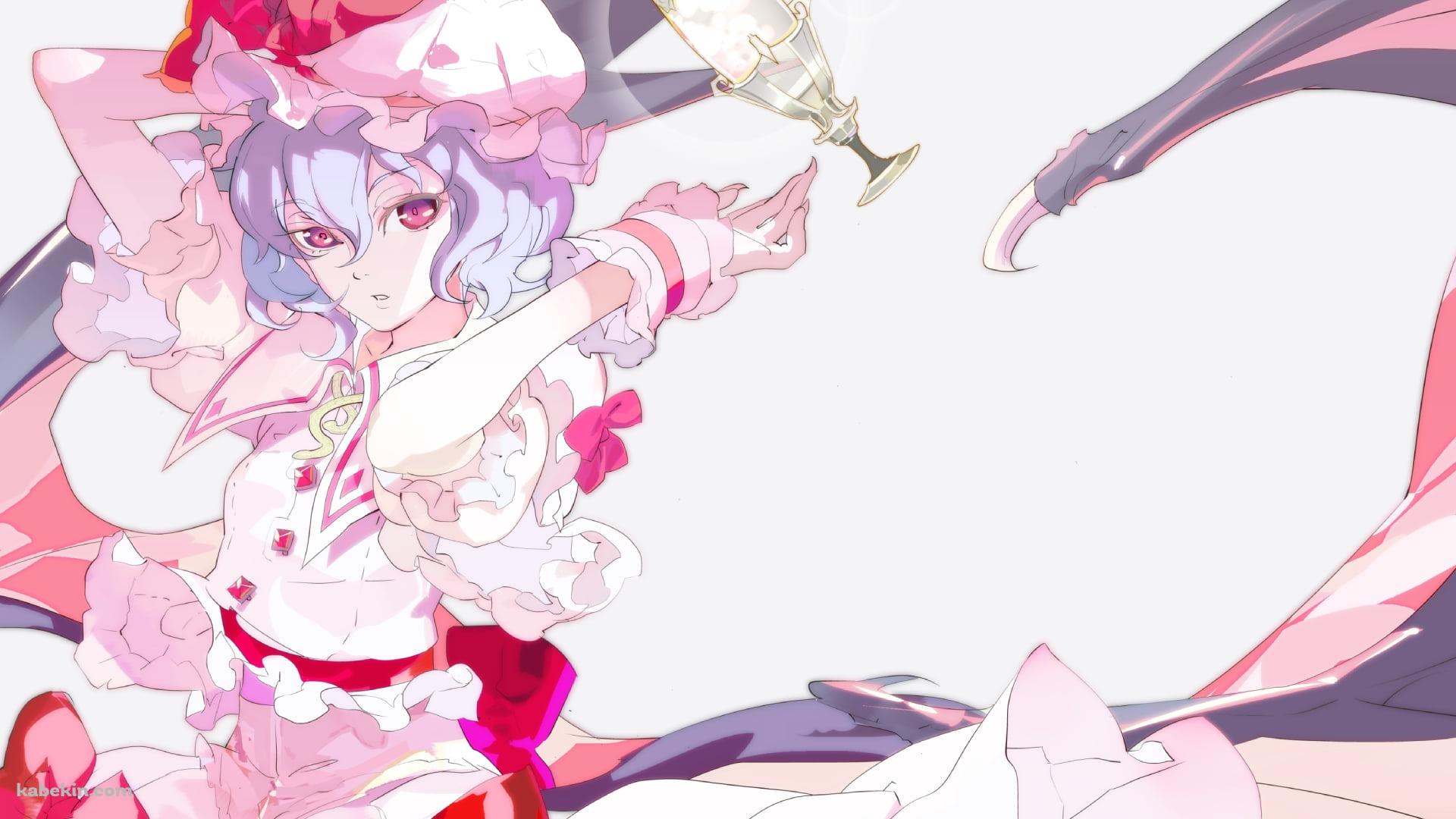 ガラスとレミリア・スカーレット / 綺麗 / 東方の壁紙(1920px x 1080px) 高画質 PC・デスクトップ用