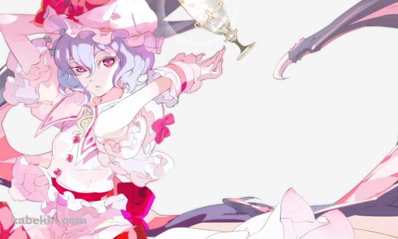 ガラスとレミリア・スカーレット / 綺麗 / 東方の壁紙(800px x 480px) 高画質 PC・デスクトップ用