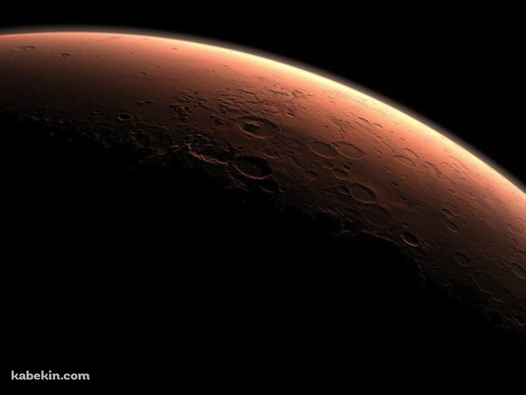 暗闇と火星の壁紙(1024px x 768px) 高画質 PC・デスクトップ用