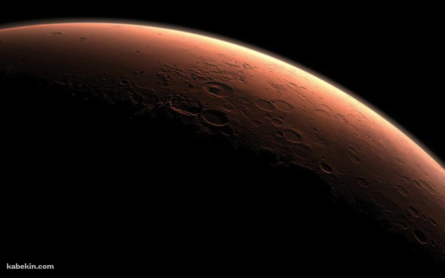 暗闇と火星の壁紙(1440px x 900px) 高画質 PC・デスクトップ用