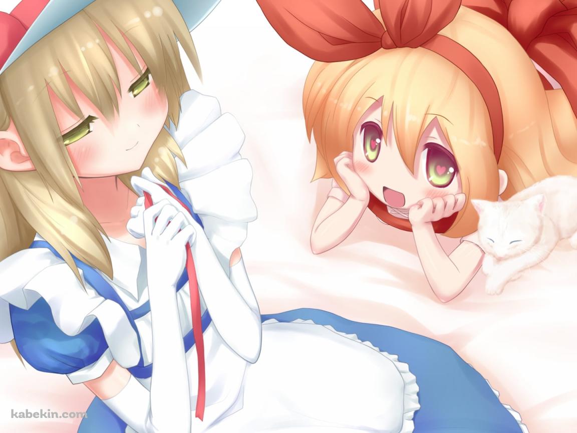 談笑するエレンとカナ・アナベラル / 東方の壁紙(1152px x 864px) 高画質 PC・デスクトップ用
