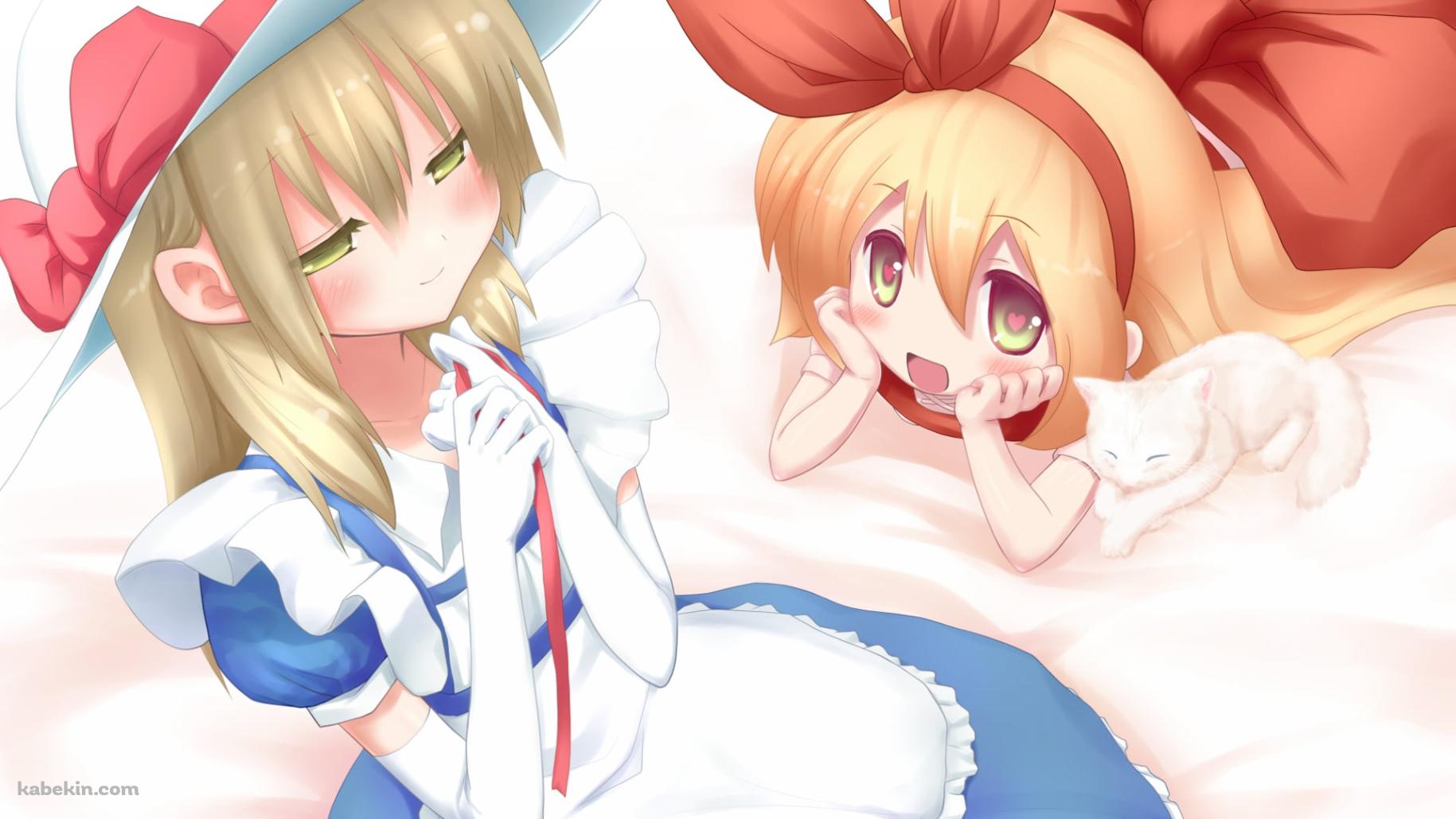 談笑するエレンとカナ・アナベラル / 東方の壁紙(1829px x 1029px) 高画質 PC・デスクトップ用