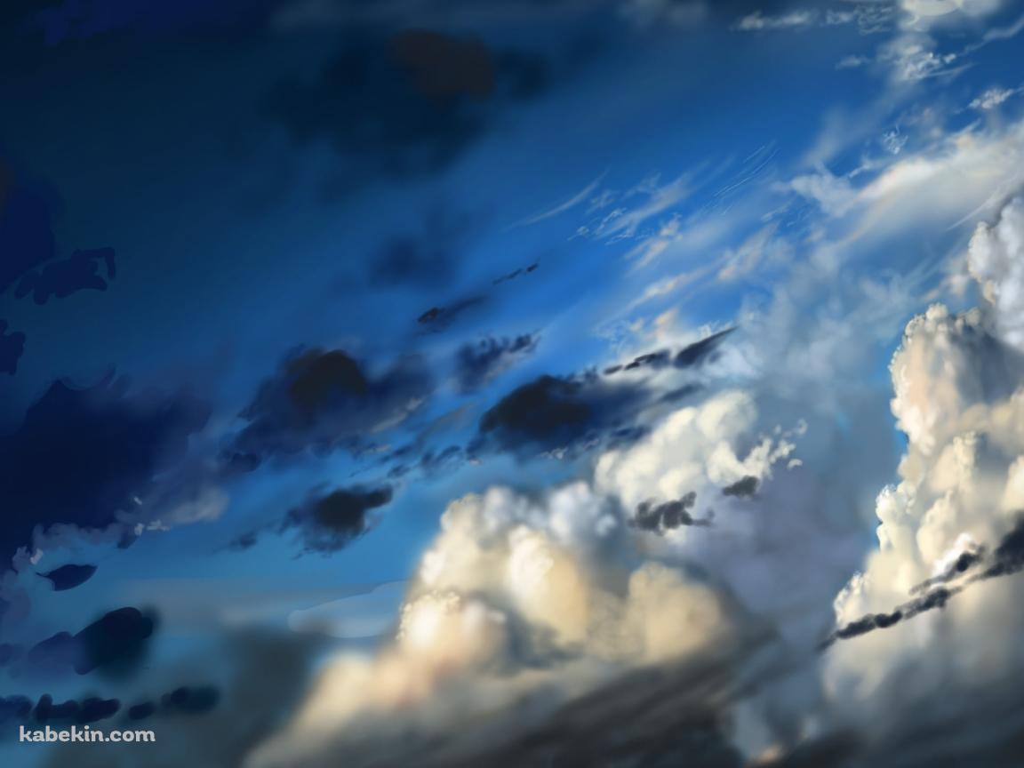 リアリスティックな海と青空 / 夏空の壁紙(1152px x 864px) 高画質 PC・デスクトップ用