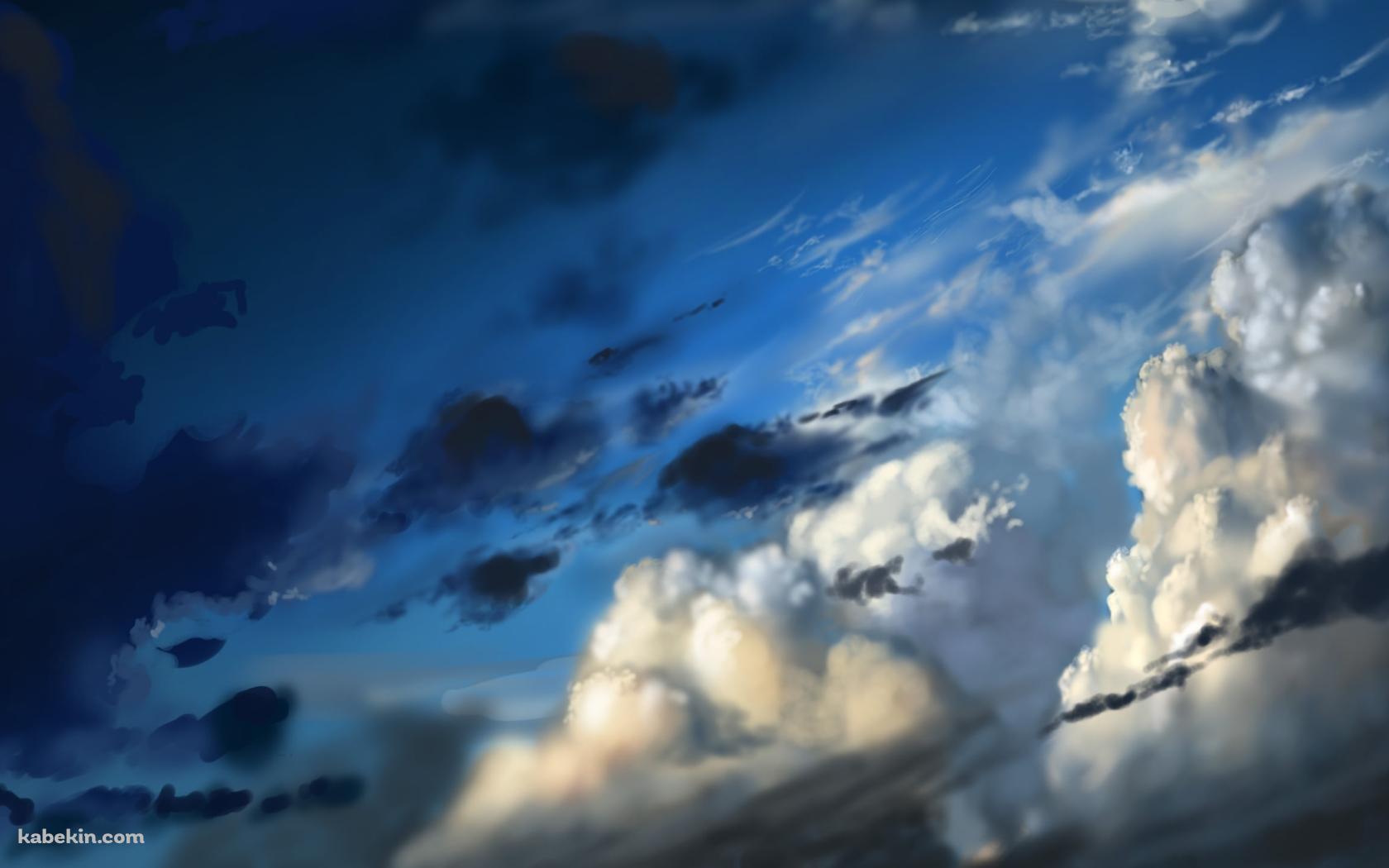 リアリスティックな海と青空 / 夏空の壁紙(1680px x 1050px) 高画質 PC・デスクトップ用