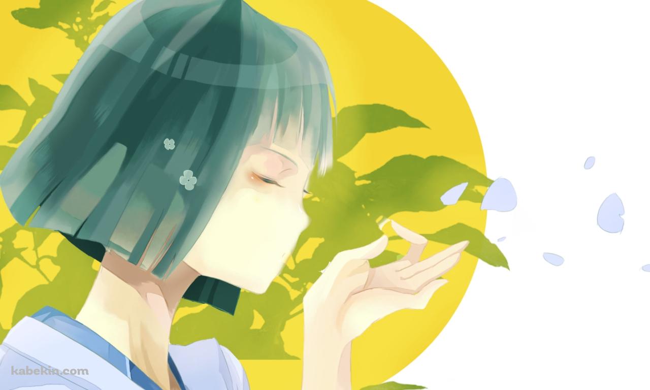 花びらを吹くハク / 千と千尋の神隠しの壁紙(1280px x 768px) 高画質 PC・デスクトップ用