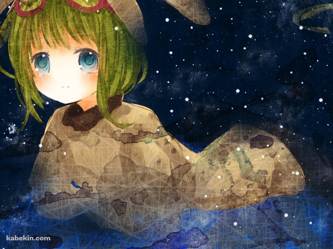 星座と着ぐるみを着たgumi / ボーカロイドの壁紙(1152px x 864px) 高画質 PC・デスクトップ用