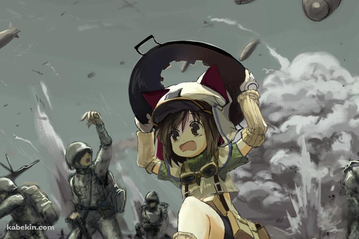 鍋の蓋で頭を守るラスティ / ティアーズ・トゥ・ティアラの壁紙(1152px x 768px) 高画質 PC・デスクトップ用