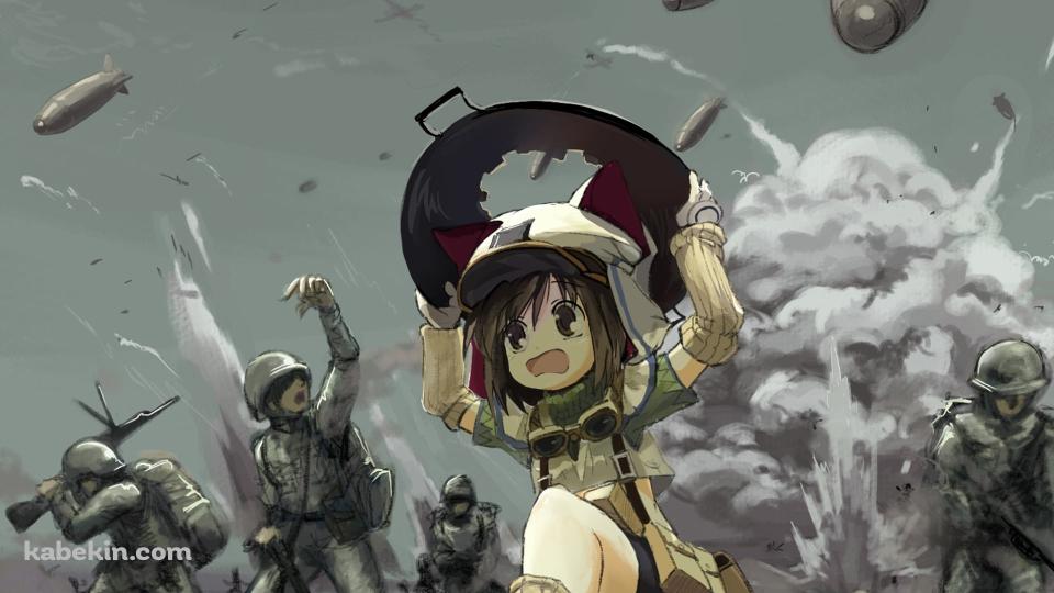 鍋の蓋で頭を守るラスティ / ティアーズ・トゥ・ティアラの壁紙(960px x 540px) 高画質 PC・デスクトップ用