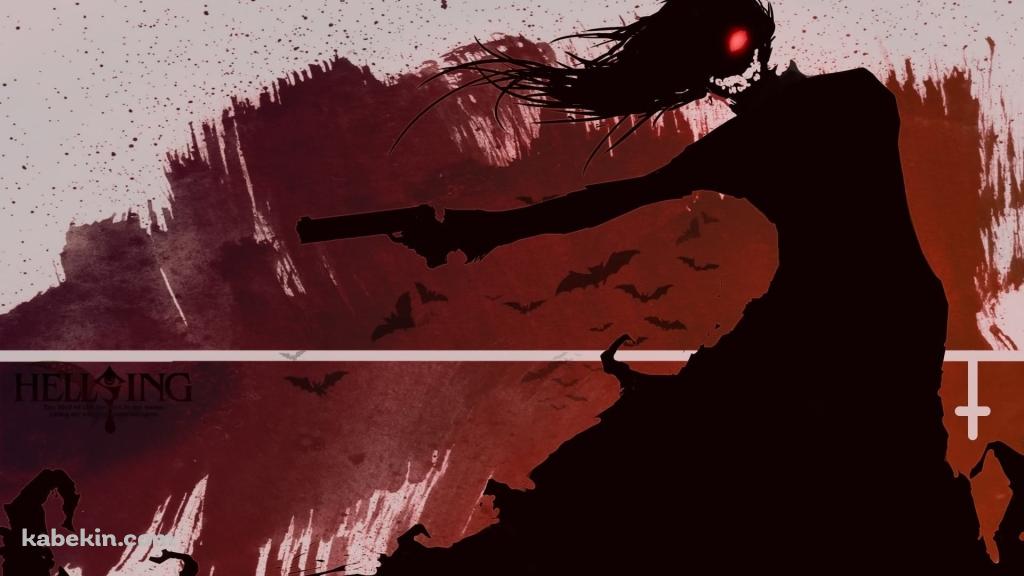 アーカード / シルエット / ヘルシングの壁紙(1024px x 576px) 高画質 PC・デスクトップ用